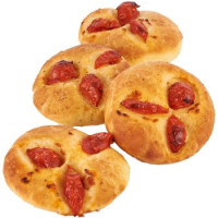 Focaccine con pomodorini 