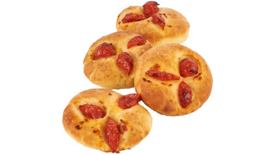 Focaccine con pomodorini 