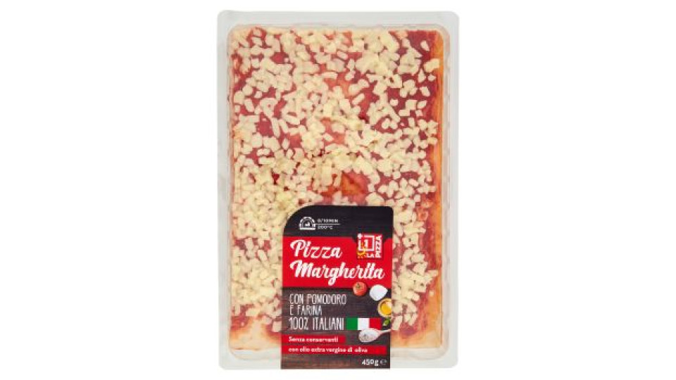 La Pizza + 1 Pizza margherita pronta con mozzarella e olio extravergine di oliva