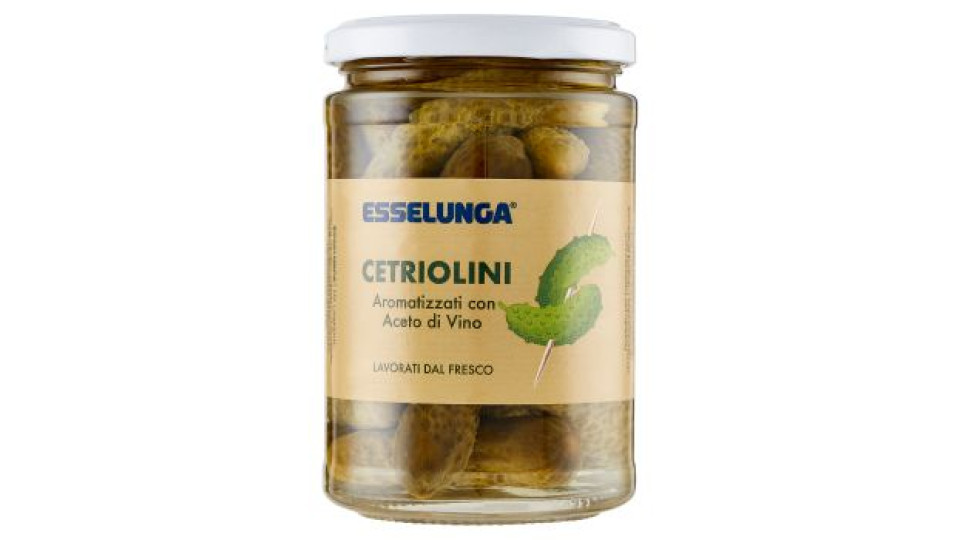 Esselunga, cetriolini aromatizzati con aceto di vino