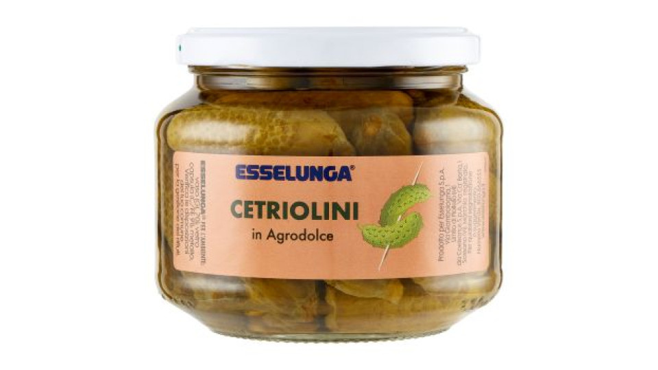Esselunga, cetriolini in agrodolce