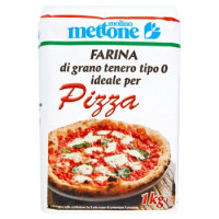 Molino Mettone, farina di grano tenero tipo 0 ideale per pizza