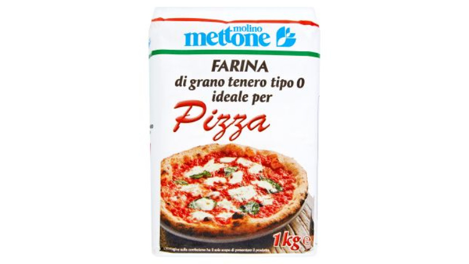 Molino Mettone, farina di grano tenero tipo 0 ideale per pizza