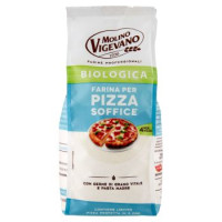 Molino Vigevano Farine Professionali Farina Bio Poco Raffinata per Pizza Soffice
