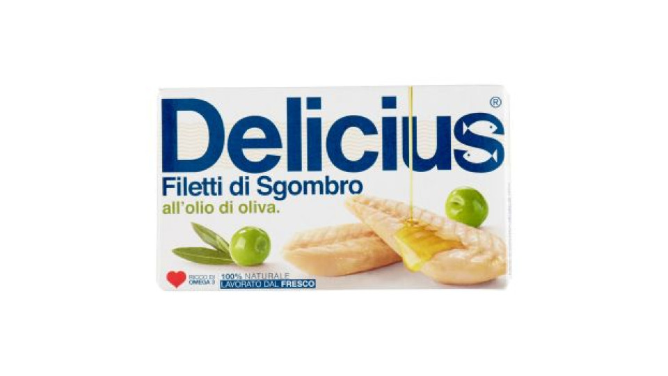 Delicius Filetti di Sgombro all'olio di oliva