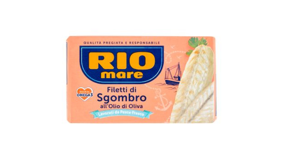 Rio Mare - Filetti di Sgombro, all'Olio di Oliva 26%