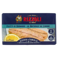 Rizzoli, filetti di sgombro al naturale al limone