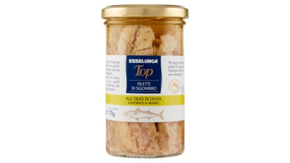 Esselunga Top, filetti di sgombro all'olio di oliva