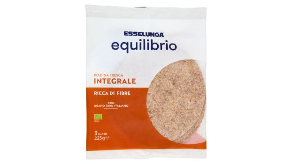 Esselunga equilibrio piadina integrale