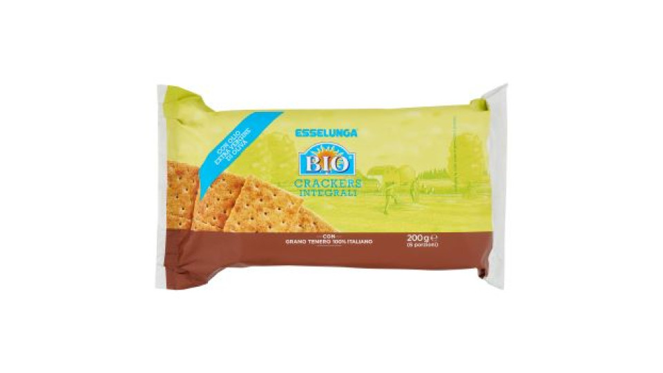 Esselunga Bio, Crackers integrali