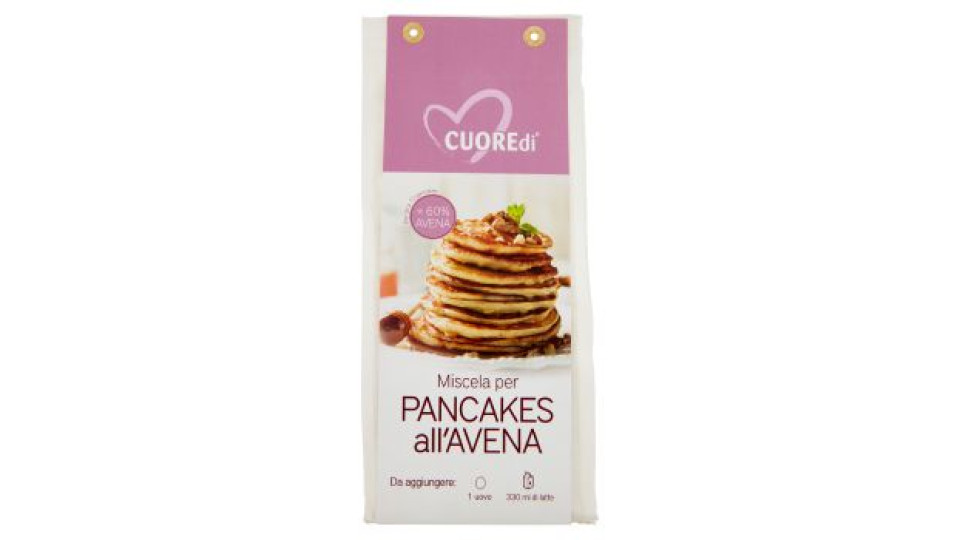 Cuore di, miscela per pancakes d'avena biologica