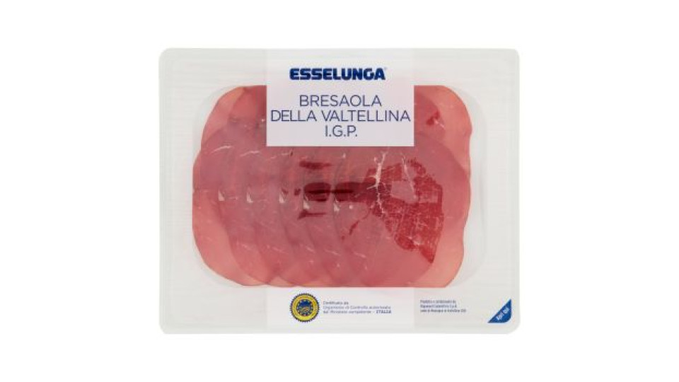 Esselunga, bresaola della Valtellina IGP a fette