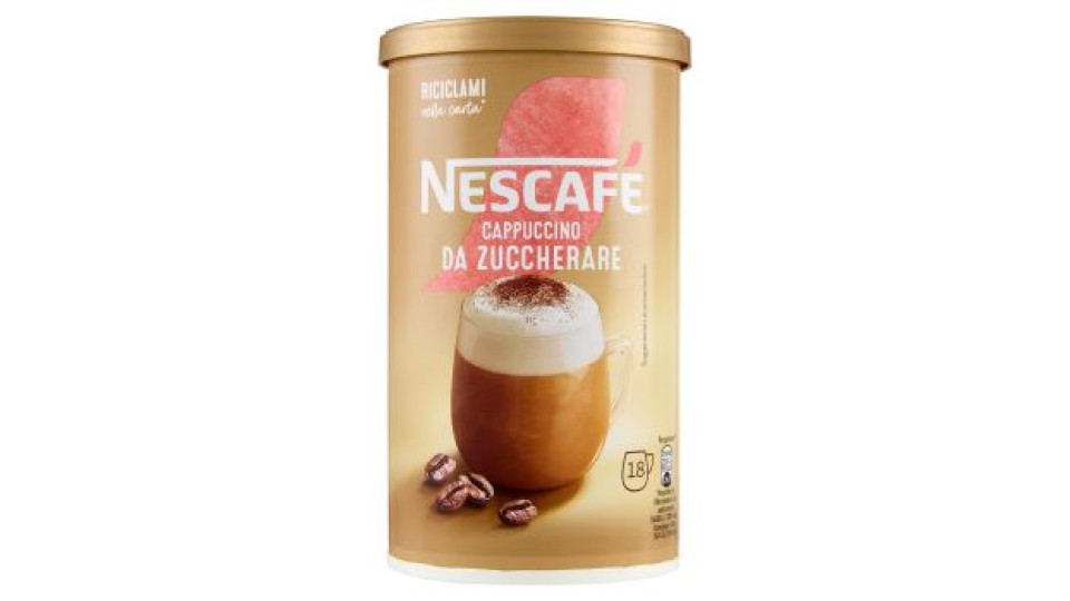 Cappuccino da Zuccherare Preparato Solubile per Cappuccino da Zuccherare Barattolo