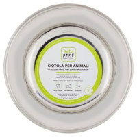 Petz Point Ciotola per Animali in acciaio Inox con anello antiscivolo S