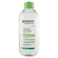 Garnier SkinActive Acqua Micellare Pelli Miste e Sensibili, Strucca, Purifica ed Opacizza, 400 ml