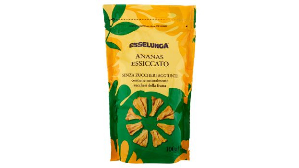 Esselunga, ananas essiccato