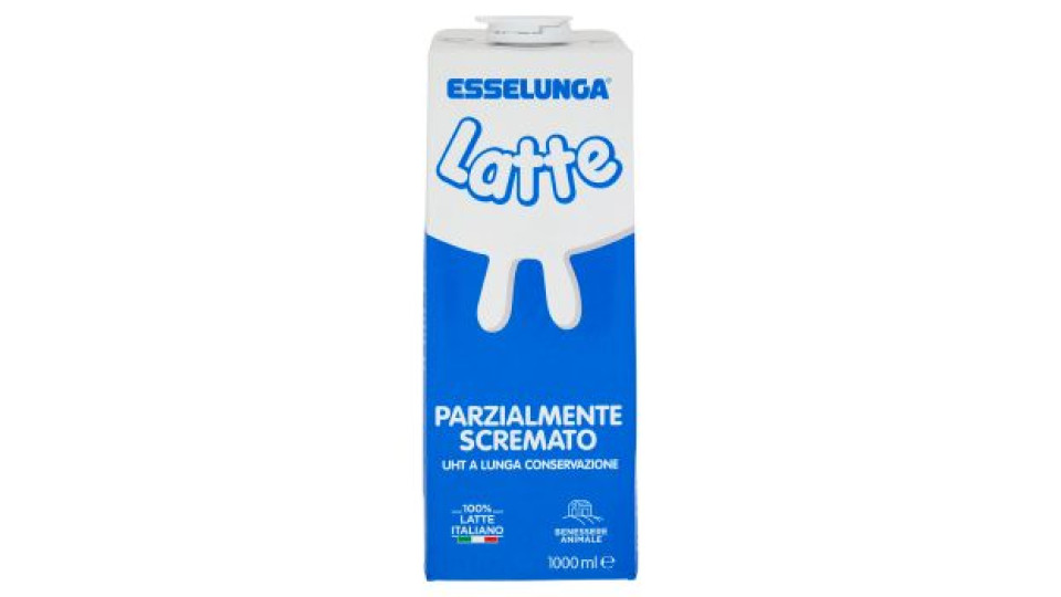 Latte Parzialmente Scremato Uht A Lunga Conservazione Alta Digeribilità Senza Lattosio Val D' Alpe 1