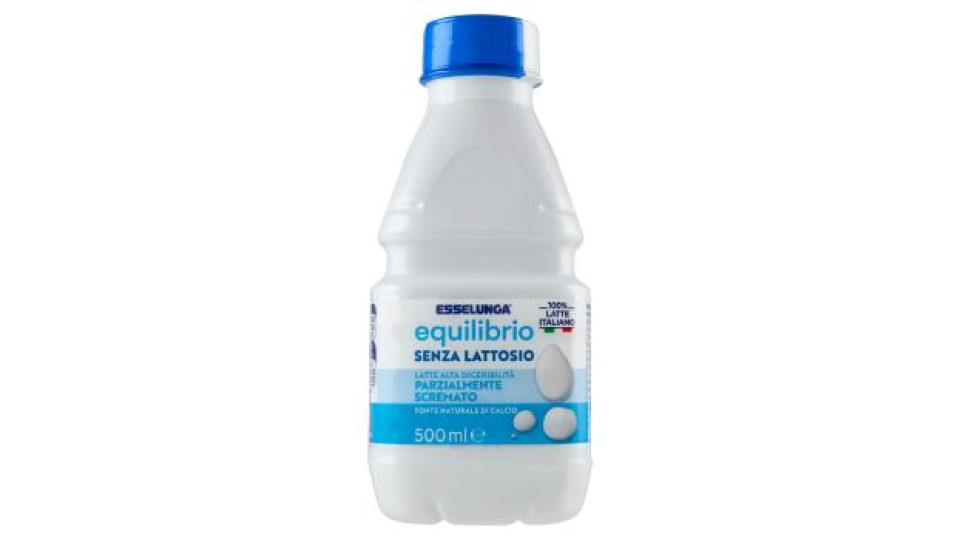 Esselunga Equilibrio, latte UHT alta digeribilità parzialmente scremato 100% italiano