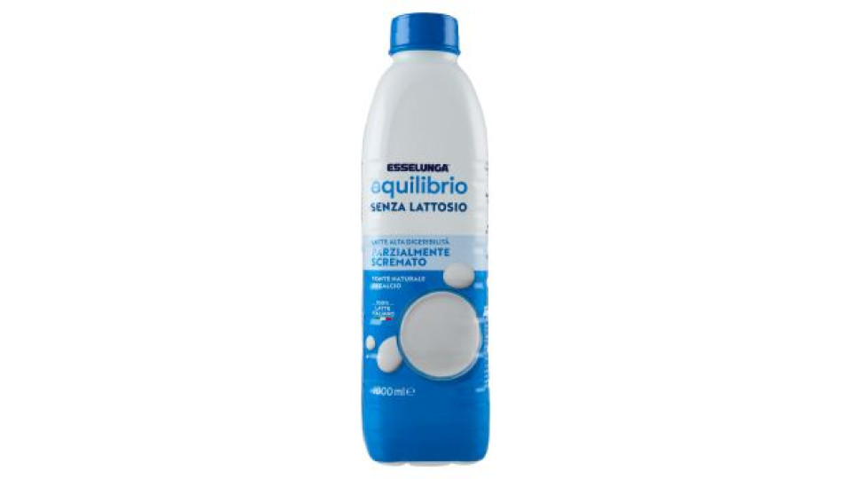 Esselunga Equilibrio, latte UHT alta digeribilità parzialmente scremato 100% italiano