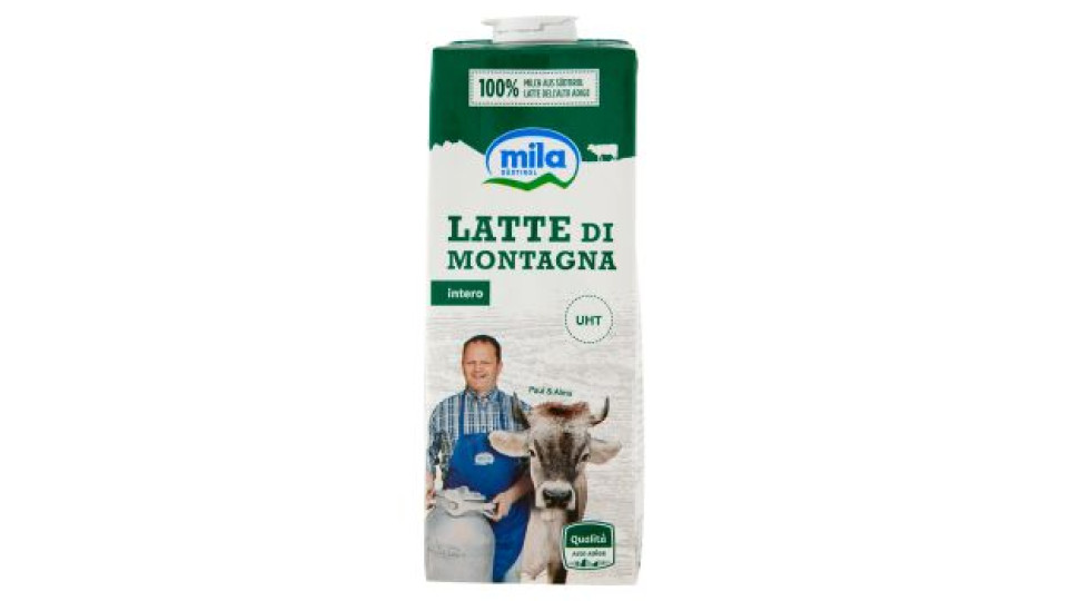 LATTE INTERO UHT DI MONTAGNA MILA ML. 1000