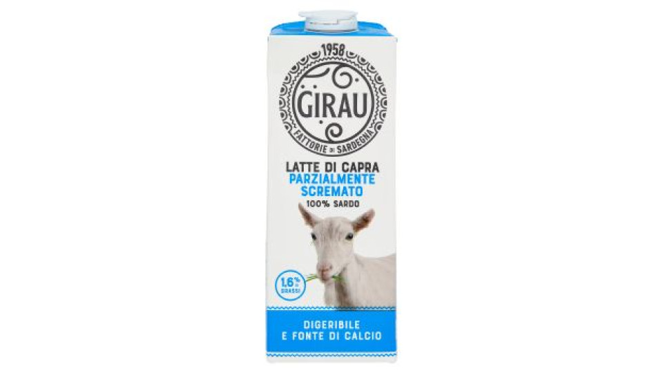 Galydhà, latte di capra UHT parzialmente scremato