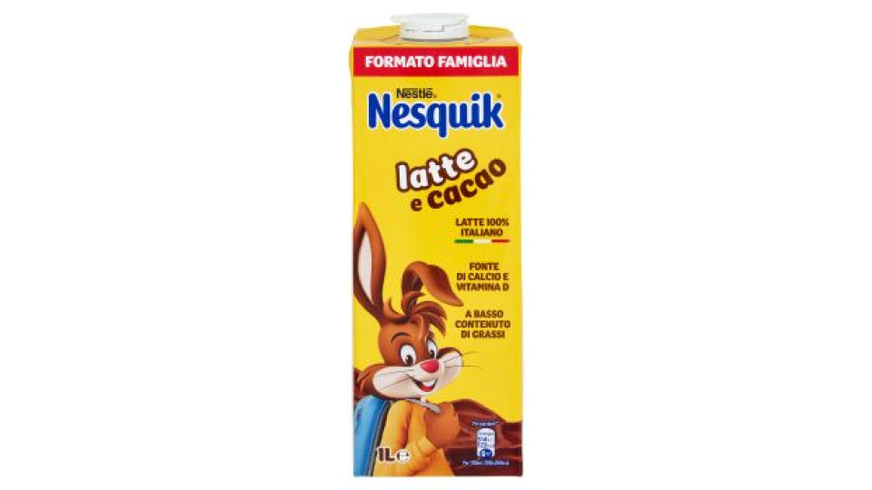 NESQUIK Pronto da Bere Latte e Cacao brick 1 L