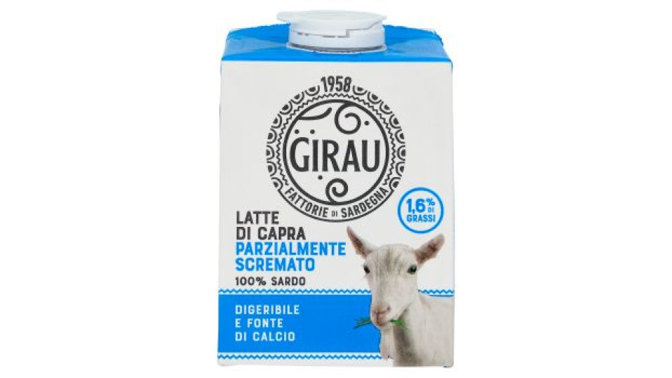 Locatelli Latte di capra parzialmente scremato UHT