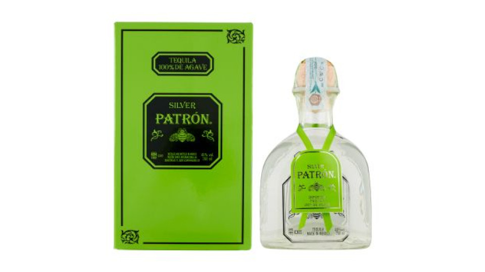 Silver Patrón Tequila 100% de Agave