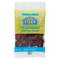 Esselunga Bio, cranberry mirtilli rossi essiccati biologici