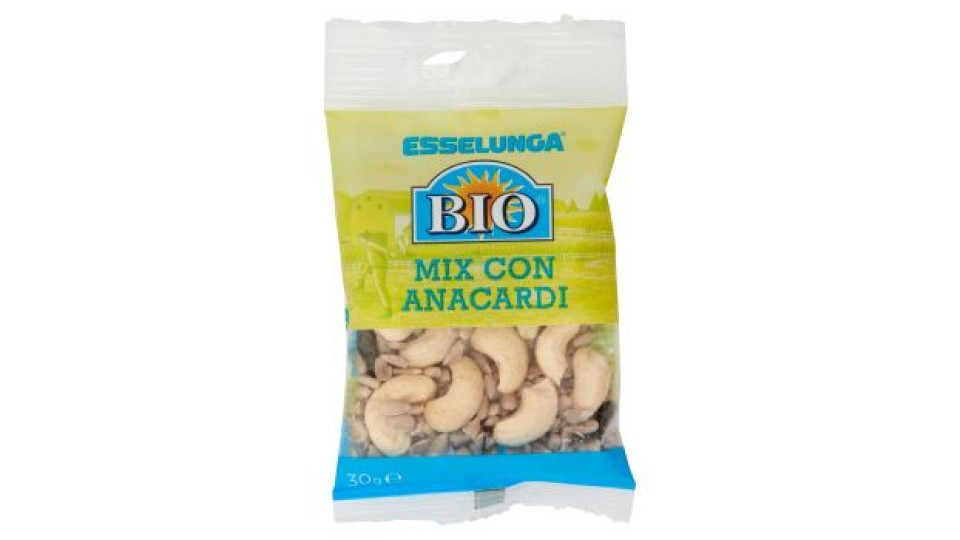Esselunga Bio, mix con anacardi biologico