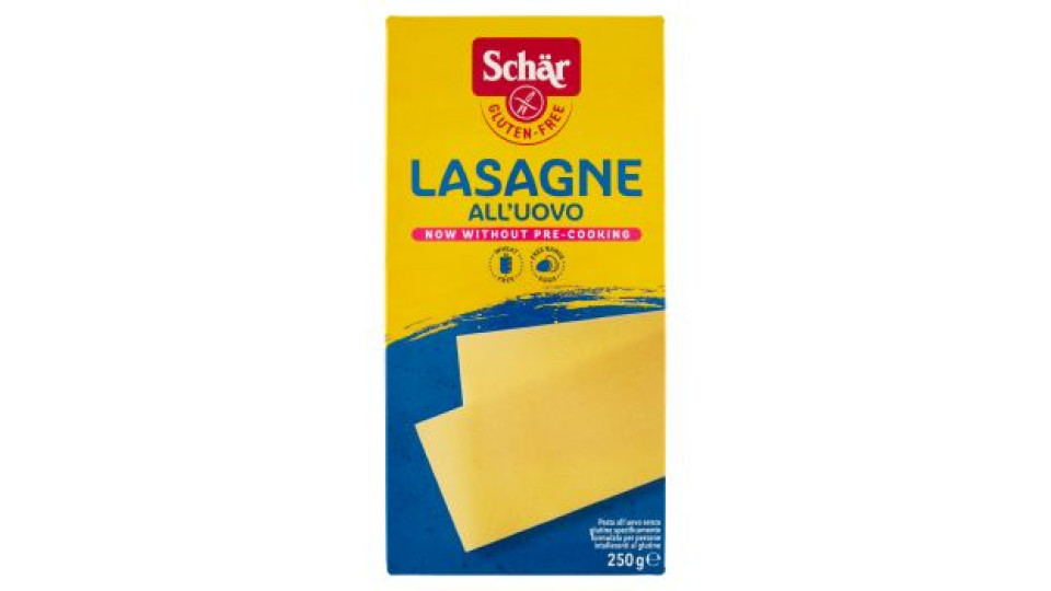 Schär Bontà d'Italia Lasagne all'uovo