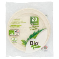 Bio Table, piatti piani compostabili