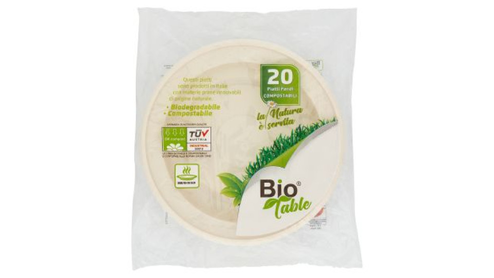 piatti fondi compostabili e biodegradabili
