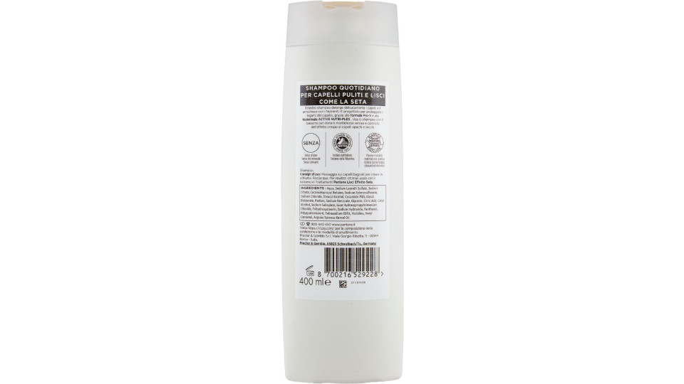 Pantene Pro-V, Lisci Effetto Seta capelli opachi shampoo