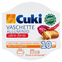 Cuki, Cuoce vaschette alluminio ultra-forza Ø 8 cm