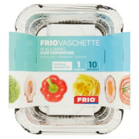 Frio, vaschette in alluminio con coperchio 1 porzione