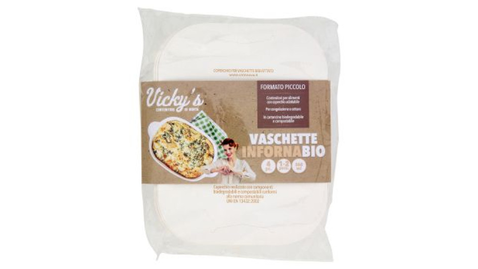 Vicky's, Vaschette InfornaBio formato piccolo 560 ml