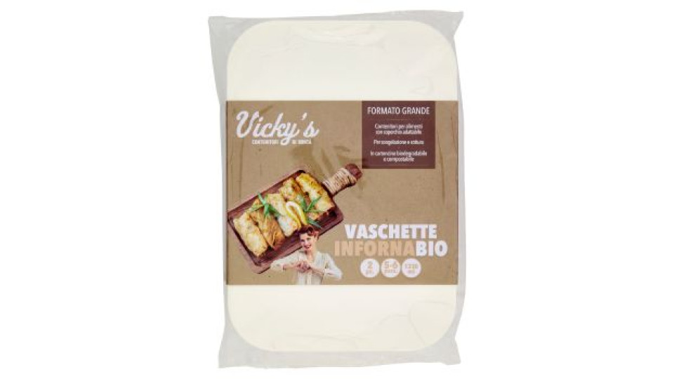 Vicky's, Vaschette InfornaBio formato grande 1330 ml