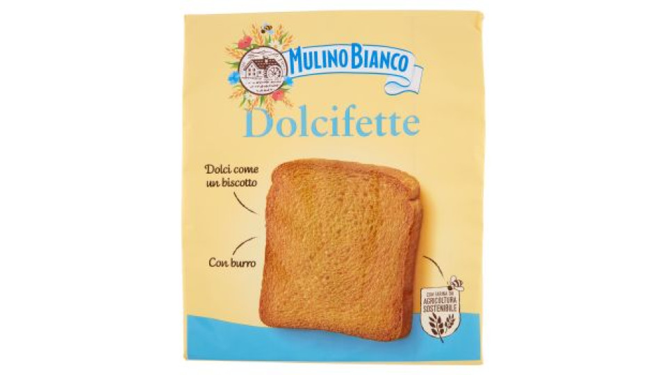 Mulino Bianco Fette Biscottate Dolcifette 315g