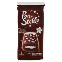 Pan di Stelle Merendine Trancini con Pan di Spagna al Cacao e Crema al Latte 280 g