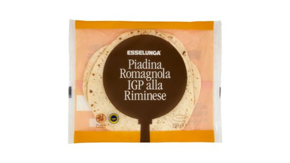 Esselunga, piadina romagnola IGP alla riminese