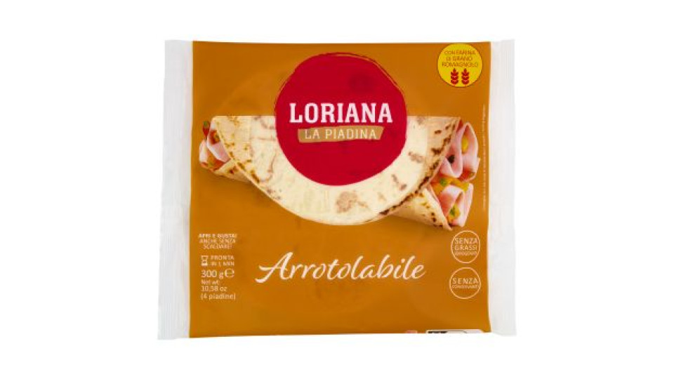 Loriana, Arrotolabile La piadina