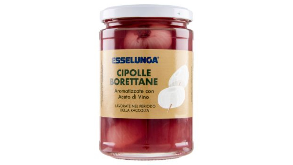 Esselunga, cipolle borettane aromatizzate con aceto di vino