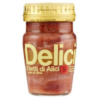 Delicius, Double filetti di alici in olio d'oliva arrotolati