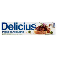 Delicius Pasta di Acciughe gusto ricco, con olio di oliva e salsa piccante