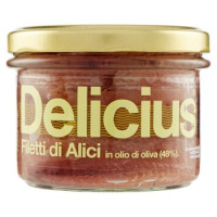 Delicius, Superior filetti di alici in olio di oliva (48%)