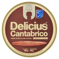 Delicius filetti di alici all'olio oliva