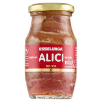 Esselunga, filetti di alici in olio di oliva distesi