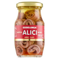 Esselunga, filetti di alici in olio di oliva arrotolati