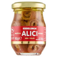 Esselunga, filetti di alici in olio di oliva arrotolati